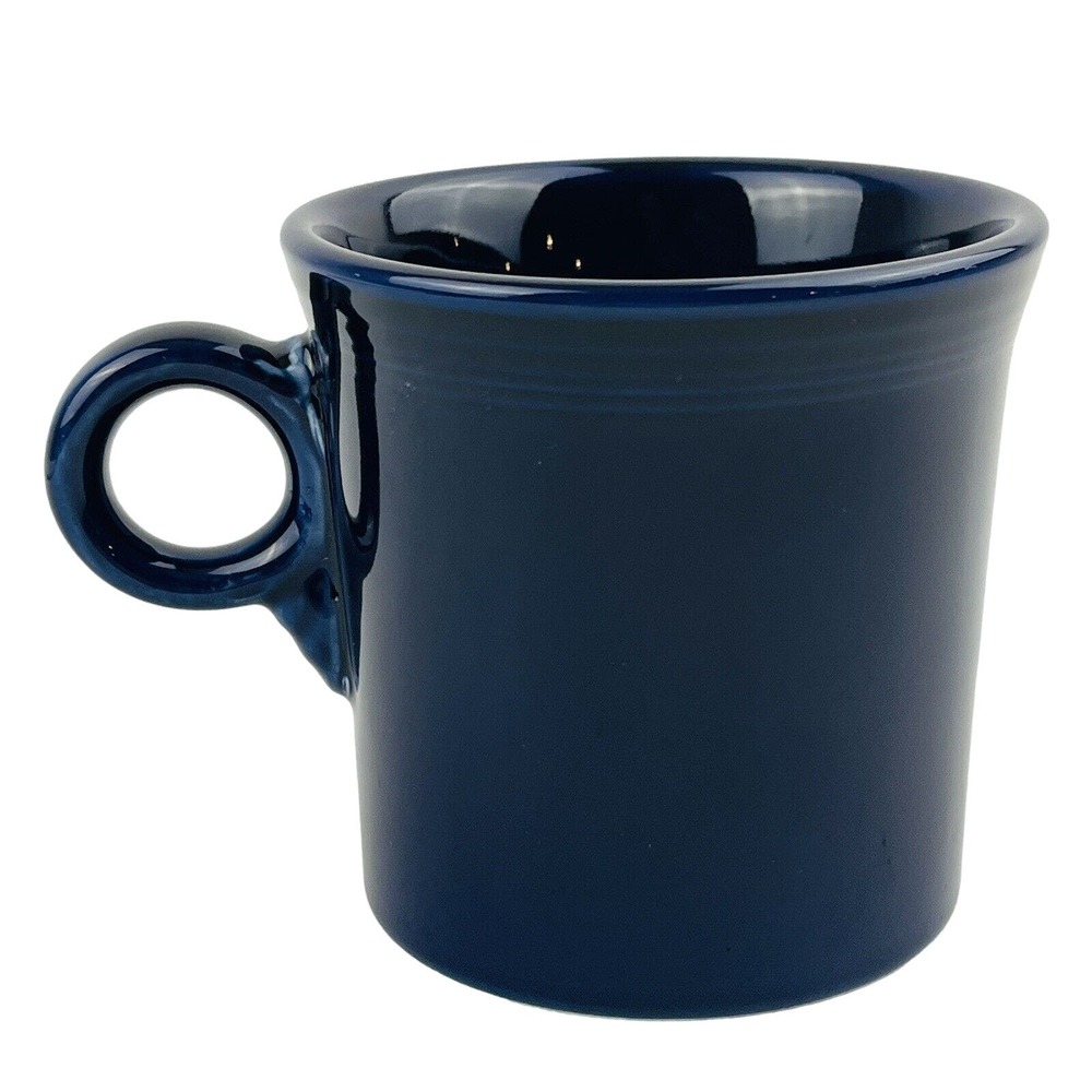 Fiesta Cobalt Mug 10 oz Blue Ring Handle Cup Homer Laughlin HLC Fiestaware